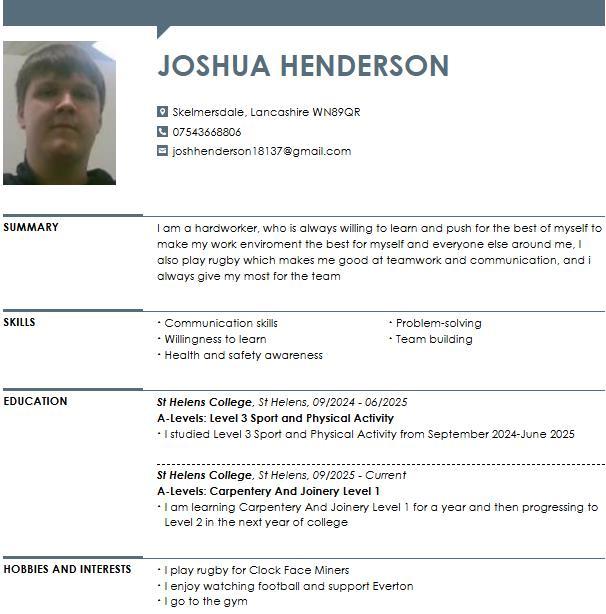 JOSHUA HENDERSON